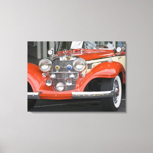WA, Seattle, klassieke Duitse auto. 2 Canvas Afdruk