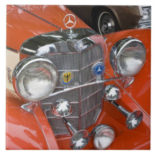 WA, Seattle, klassieke Duitse auto. Tegeltje