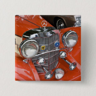 WA, Seattle, klassieke Duitse auto. Vierkante Button 5,1 Cm