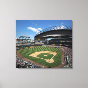 WA, Seattle, Safeco Field, honkbal Mariners Canvas Afdruk