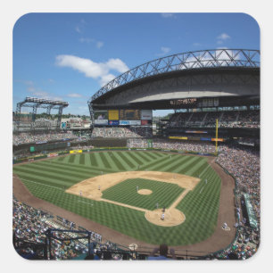 WA, Seattle, Safeco Field, honkbal voor zeelieden Vierkante Sticker