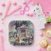 Wa-Wo Wave NFT Collectie FLYING GAZEBO 12 Papieren Bordje (Feest)