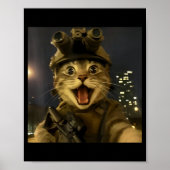 Waactical Cat Meme  Poster (Voorkant)