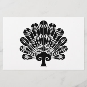 Waaier van havikveren briefpapier