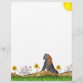 waakzaam cougar briefpapier (Achterkant)