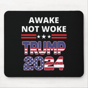 Waakzaam Niet Woke Trump Verkiezing Republikeins S Muismat
