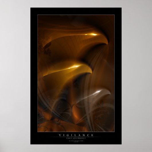Waakzaamheid Poster (Voorkant)
