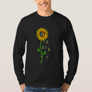 Waakzaamheid van het syndroom koele vlinder op zon t-shirt