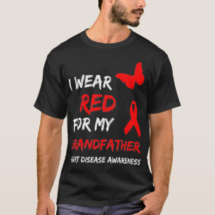 Waakzaamheid voor hartziekte Ik Draag rood voor mi T-shirt