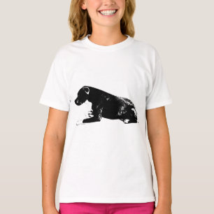 Waakzame kalmte onder vallende bladeren t-shirt