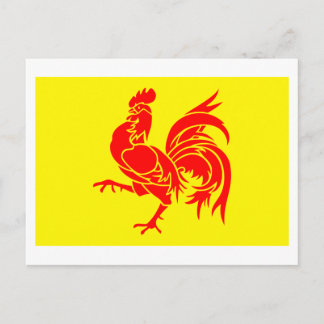 Waals Gewest Flag Briefkaart