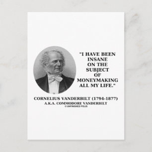Waanzin over geld verdienen mijn hele leven briefkaart