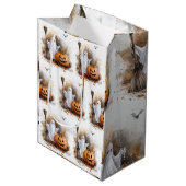 Waanzinnig leuke Halloween heks Medium Cadeauzakje (Voorkant Gekanteld)
