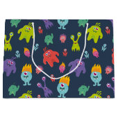 Waanzinnig Monster Mash | Donkere achtergrond Groot Cadeauzakje (Voorkant)