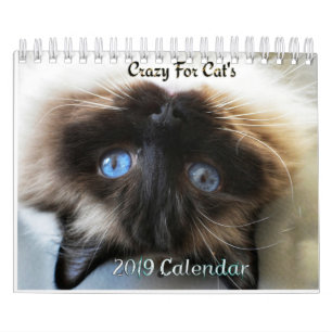 Waanzinnig over de wandkalender van Katten 2019 Kalender