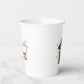 Waanzinnig Schattigee Halloween Witch | Spookachti Papieren Bekers (Links)