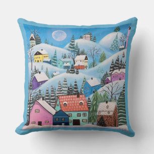 Waanzinnig winterlandschap kussen