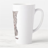 waanzinnige kat latte mok (Rechts)