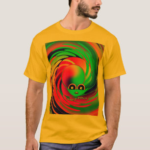 Waar ben ik? Heren Goud T-shirt