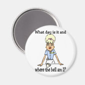 waar ben ik in godsnaam magneet (Voorkant / Achterkant)