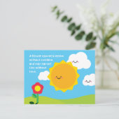 Waar bloemen Briefkaart vinden (Staand voorkant)