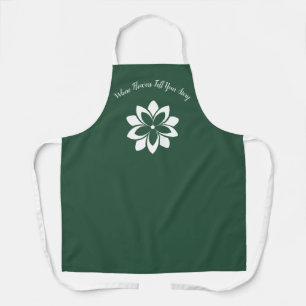 Waar bloemen je verhaal vertellen 🌿 je bloemenwin schort