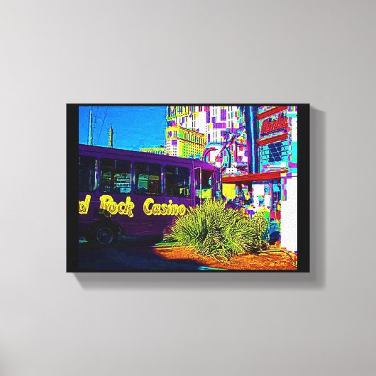 Waar coole dingen ontmoeten canvas print (Voorkant)