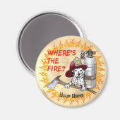 Waar de brandweermagneet magneet (Voorkant / Achterkant)