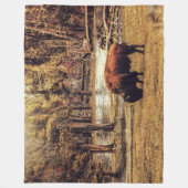WAAR DE BUFFALO ROAM FLEECE DEKEN (Voorkant)