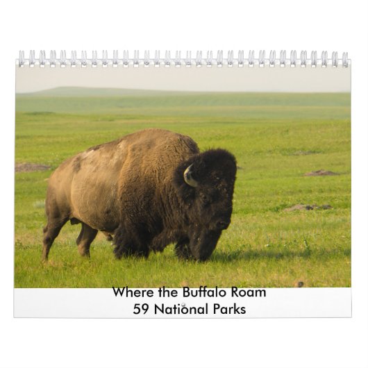 Waar de Buffalo Roam Kalender (Hoes)
