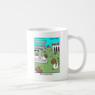 Waar de buffel Rome grappige geschenken & T-shirts Koffiemok