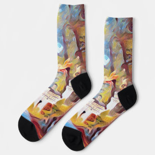 Waar de eenhoorns popart spelen, sokken