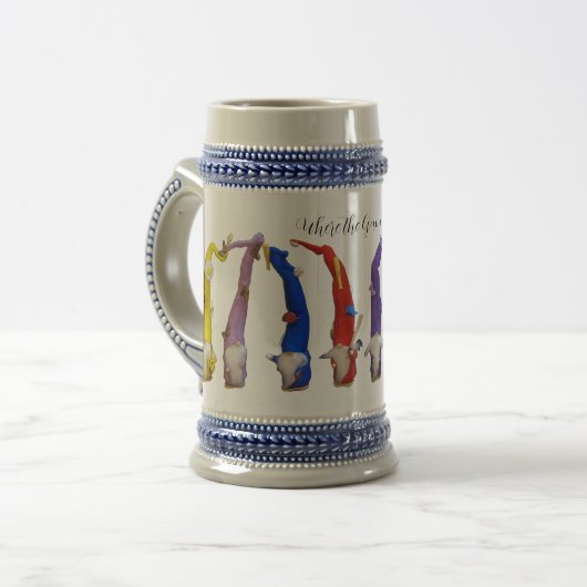 Waar de Gnomen leven Bierpul (Voorkant links)