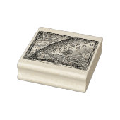 Waar de hemel en de aarde elkaar ontmoeten ●  kuns 	rubberstempel (Stempel)