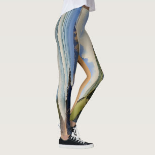 Waar de lucht stille zand ontmoet - Devon Seascape Leggings