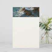 Waar de oceaan de Rocks ontmoet Briefpapier (Staand voorkant)