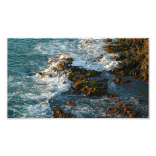 Waar de oceaan de Rocks ontmoet Foto Afdruk
