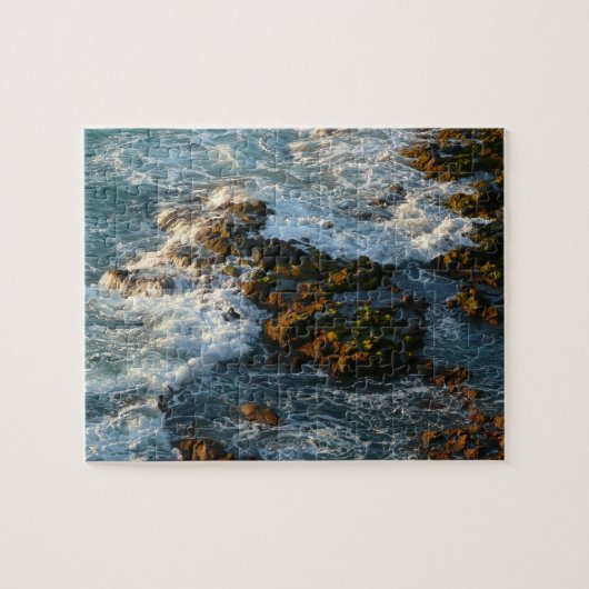 Waar de oceaan de Rocks ontmoet Legpuzzel (Horizontaal)