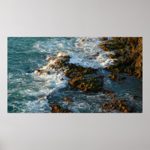 Waar de oceaan de Rocks ontmoet Poster