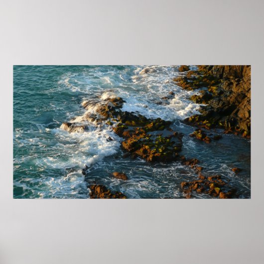 Waar de oceaan de Rocks ontmoet Poster (Voorkant)