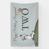 Waar de wilde dingen 2e verjaardag banner zijn (Verticaal)