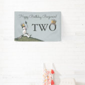 Waar de wilde dingen 2e verjaardag banner zijn (Insitu)