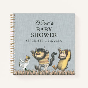 Waar de wilde dingen Baby shower zijn Notitieboek
