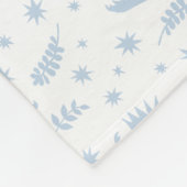 Waar de wilde dingen blauw zijn fleece deken (Hoek)