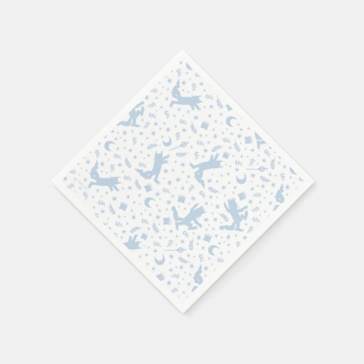 Waar de wilde dingen blauw zijn servet (Hoek)