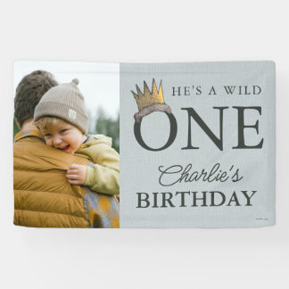 Waar de wilde dingen de eerste verjaardag zijn spandoek