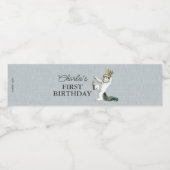 Waar de wilde dingen de eerste verjaardag zijn waterfles etiket (Enkel label)