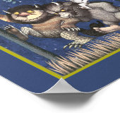 Waar de wilde dingen grafisch zijn poster (Hoek)