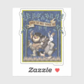 Waar de wilde dingen grafisch zijn sticker (Vel)