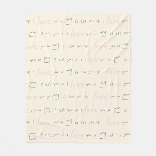 Waar de Wilde Dingen het Patroon van het Citaat Fleece Deken (Voorkant)